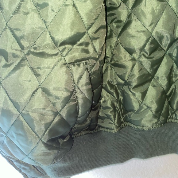 The Lockhead Martin F-16C fighting falcon bomber jacket, 2X, green - Picture 3 of 5